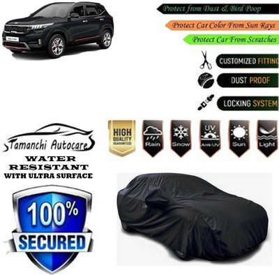 Tamanchi Autocare Car Cover For Kia Seltos GTK Petrol(Black)