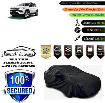 Tamanchi Autocare Car Cover For Jeep Compass 2.0 Longitude Option Diesel(Black)