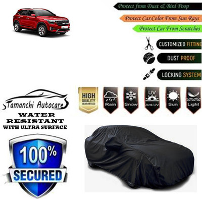 Tamanchi Autocare Car Cover For Kia Seltos GTK 1.4(Black)
