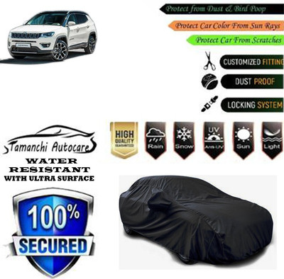 Tamanchi Autocare Car Cover For Jeep Compass 2.0 Limited Plus AT Diesel(Black)