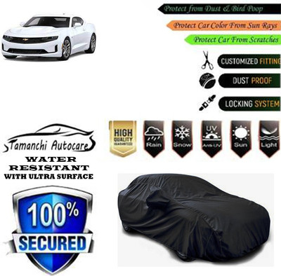 Tamanchi Autocare Car Cover For Chevrolet Camaro 6.2L(Black)