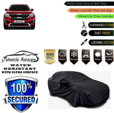 Tamanchi Autocare Car Cover For Kia Seltos HTK Plus AT D Diesel(Black)