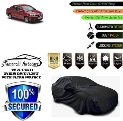 Tamanchi Autocare Car Cover For Toyota Platinum Etios Toyota Platinum Etios 1.4 GD Diesel(Black)