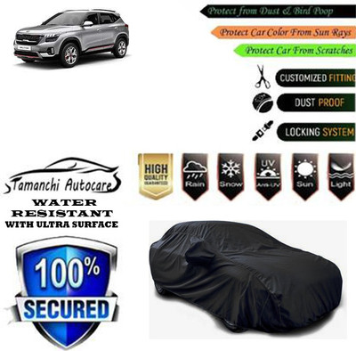 Tamanchi Autocare Car Cover For Kia Seltos HTE 1.5(Black)