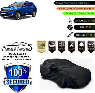 Tamanchi Autocare Car Cover For Kia Seltos GTX Plus DCT Petrol(Black)