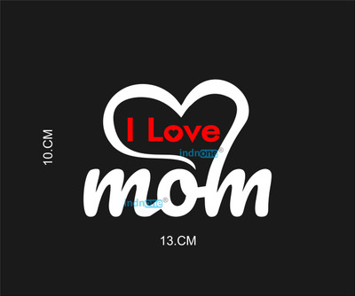 indnone® Sticker & Decal for Car(White)