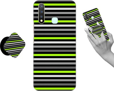 COBIERTAS Back Cover for Vivo Y19(Multicolor, Cases with Holder, Pack of: 1)