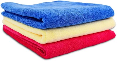 Auto Hub Microfiber Vehicle Washing  Cloth(Pack Of 3, 350 GSM)