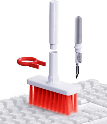 FIVANIO 5 in 1 Computer Cleaning Tools Kit for Bluetooth Earphone, Keyboard, Airpods Etc for Computers, Gaming, Laptops, Mobiles(5 in 1 Soft Brush Keyboard Cleaner)