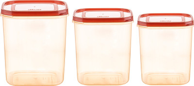 POLYSET Plastic Utility Container  - 27 L(Pack of 3, Brown)