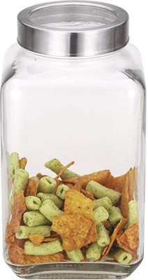 TINSUHG Glass Tea Coffee & Sugar Container  - 3000 ml(Clear)