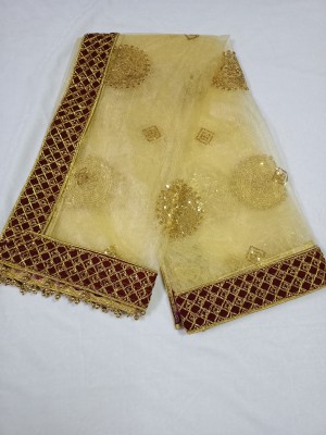 ASHA CHUNRI HOUSE Net Embroidered Women Dupatta