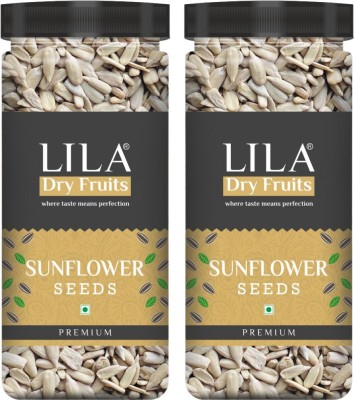 lila dry fruits Premium Raw Sunflower Seeds|Healthy Snacking|Surajmukhi Beej JAR PACK 250gm*2 Sunflower Seeds(500 g, Pack of 2)