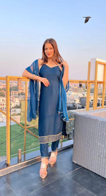 HEBA CREATION Women Kurta Pant Dupatta Set