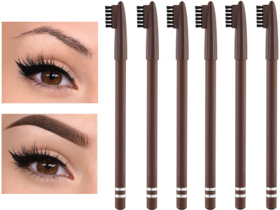MYEONG Best Long Lasting Waterproof Bold Eyebrow Pencil Combo(Brown)