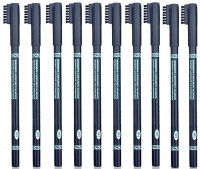 Herrlich 12 Packs Eyebrow Pencil with Eyebrow Waterproof and Sweat is not Blooming(Black)