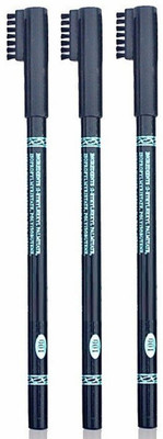 Herrlich Girls For Eyebrow Pencil with Eyebrow Waterproof and Sweat is not Blooming(Black)