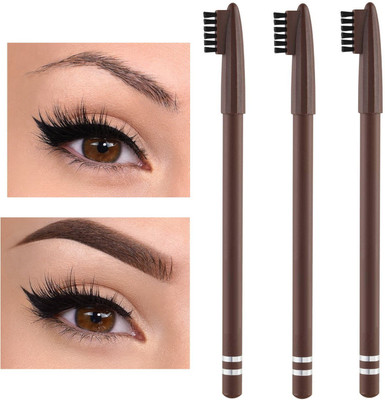 MYEONG Water Proof Long and Lasting Make up Eye brow pencil(Brown)