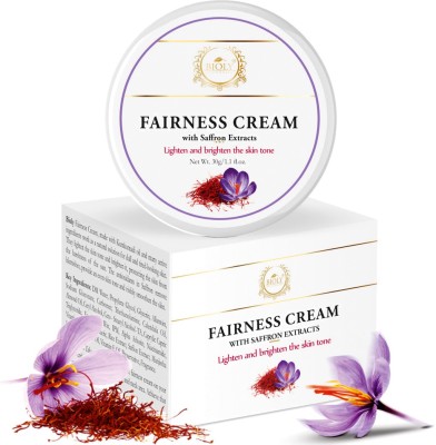 Bioly Saffron Fairness Cream (SPF 30) to Lighten and Brighten the Skin(30 g)