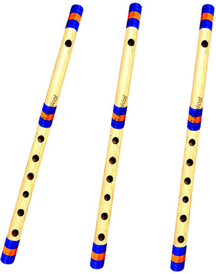 SG MUSICAL Flute Combo Indian B+G+G Scale Bamboo Flute(43 cm)