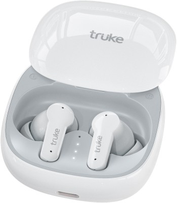 Truke Buds S2 Premium True Wireless Earbuds with Slide-N-Pair Technology Bluetooth Headset(White, True Wireless)