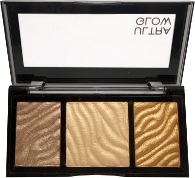 Hilary--Rhoda Ultra Glow Highlighter Bronzer Palette S4 Highlighter(Multicolor)