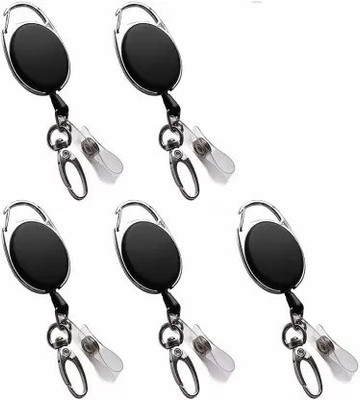 Dey 's stationery store Plastic ID Badge Reel(Pack of 5)
