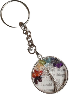 Maitri Export 7 chakra Tree of Life Key Chain