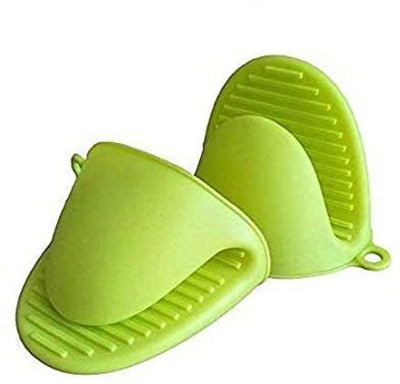 Bless Kraft Green Silicon Kitchen Linen Set(Pack of 1)