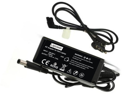 Lapower D_E_L Ltitd D600 D610 Big Pin 65W Laptop Adapter Charger (Power Cord Included) 65 W Adapter(Power Cord Included)