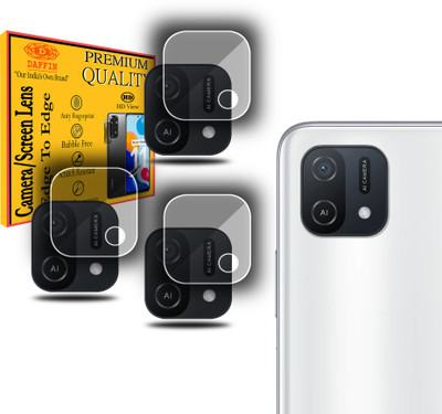 DAFFIN Back Camera Lens Glass Protector for OPPO A16k(Pack of: 3)