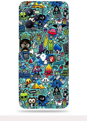 WeCre8 Skin's Realme C35 Mobile Skin(Dang Multicolor Skin With Ultra Matte Finish)