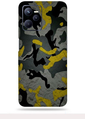 OggyBaba Realme C35 Mobile Skin(Yellow Camouflage Multicolor Skin With Ultra Matte Finish)