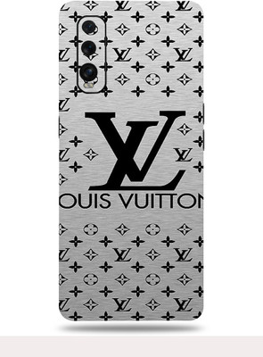 OggyBaba Oppo Find X2 Mobile Skin(Silver Louis Vuitton Multicolor Skin With Ultra Matte Finish)