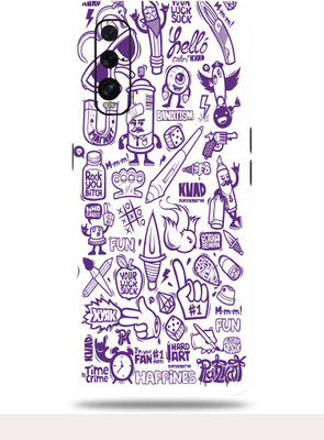 OggyBaba Oppo Find X2 Mobile Skin(Bandits Multicolor Skin With Ultra Matte Finish)