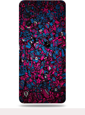 WeCre8 Skin's Oppo Find X2, Blue Doodle Mobile Skin(Multicolor)