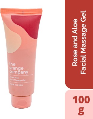 The Orange Company Rose and aloevera facial massage gel refreshes, and moisturises the skin(100 g)