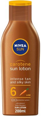 NIVEA CAROTENE SPF 6 SUN LOTION  (200 ml)
