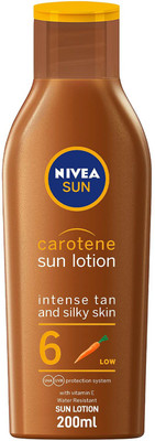 NIVEA CAROTENE SPF 6 SUN LOTION (200 ml)