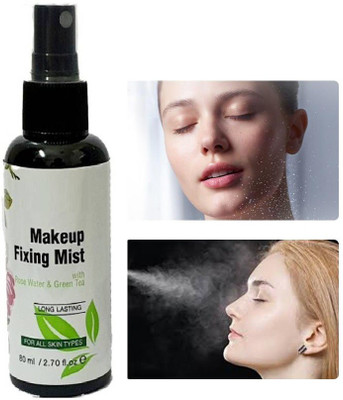 tanvi27 Setting Spray Mist Long Lasting Waterproof Oil Control Fixer Spray Primer  - 80 ml(TRANSPARENT)