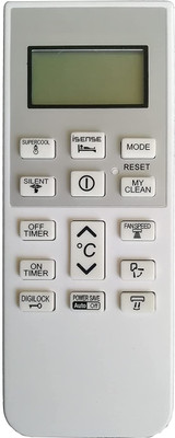 BhalTech 168 AC Compatible for  HITACHI AC Remote Controller(White)