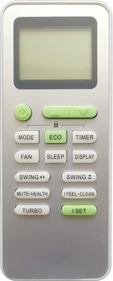 BhalTech 237 AC Compatible for  TCL AC Remote Controller(Gray)