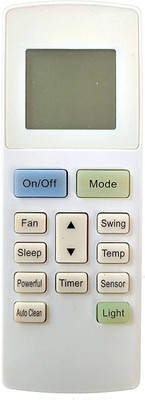 BhalTech 222 AC Compatible for  O General AC Remote Controller(White)