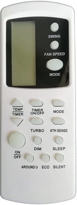 BhalTech 210B 6th Sense AC Compatible for  Whirlpool AC Remote Controller(White)