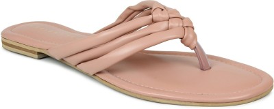 Design crew Women Flats(Pink , 5)