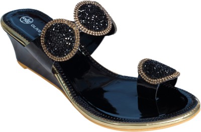 Olive Fashion Women Black Heels