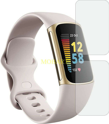 MOBART Edge To Edge Screen Guard for FITBIT CHARGE 5(Pack of 2)