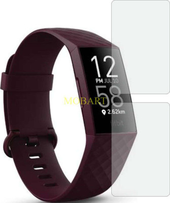 MOBART Edge To Edge Screen Guard for FITBIT CHARGE 4(Pack of 2)