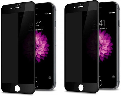 HITFIT Edge To Edge Tempered Glass for Apple iPhone SE(Pack of 2)
