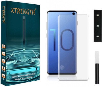 XTRENGTH Edge To Edge Tempered Glass for Samsung Galaxy S10(Pack of 1)